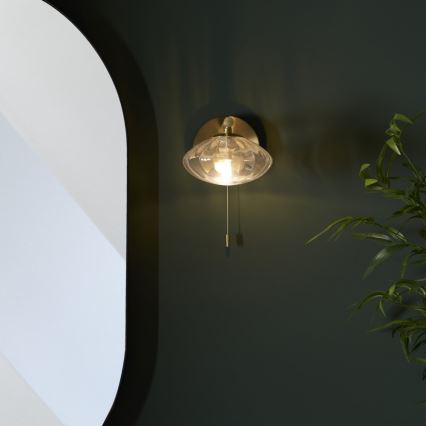 Endon 97182 - Vannas istabas sienas lampa MOBIAS 1xG9/3W/230V IP44 misiņš