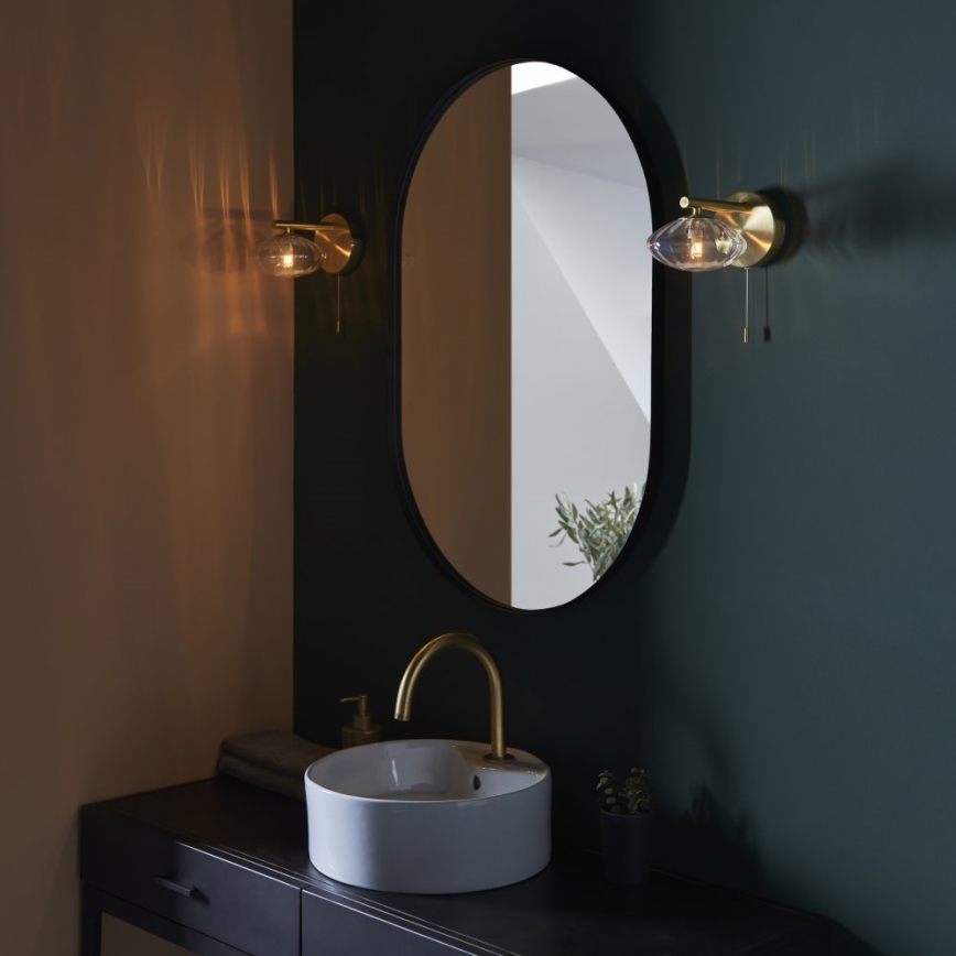 Endon 97182 - Vannas istabas sienas lampa MOBIAS 1xG9/3W/230V IP44 misiņš