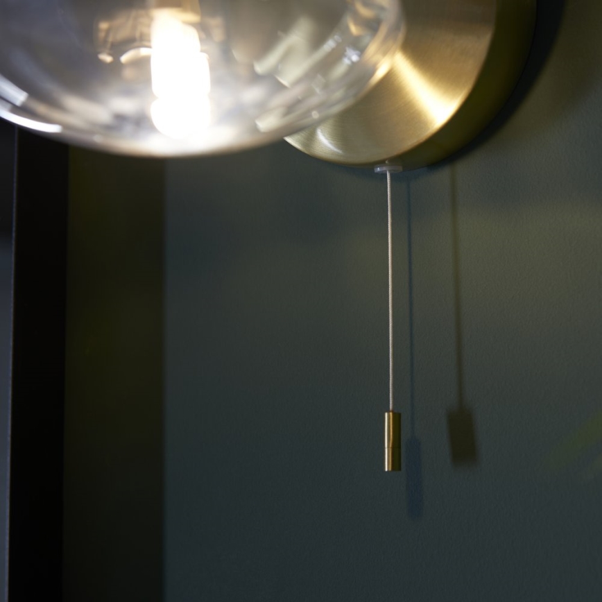 Endon 97182 - Vannas istabas sienas lampa MOBIAS 1xG9/3W/230V IP44 misiņš