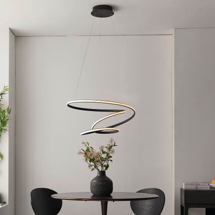 Endon 97632 - LED pakarināmais gaismeklis uz kabeļa DUNE LED/47,5W/230V 3000K melns