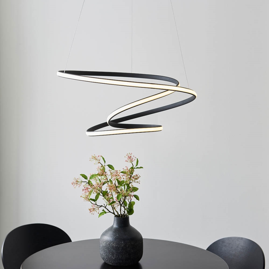 Endon 97632 - LED pakarināmais gaismeklis uz kabeļa DUNE LED/47,5W/230V 3000K melns