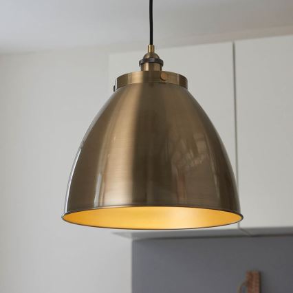 Endon 98744 - Lustra uz vada FRANKLIN 1xE27/10W/230V no misiņa