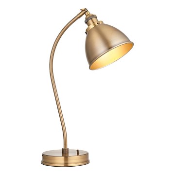 Endon 98747 - Galda lampa FRANKLIN 1xE14/7W/230V misiņš