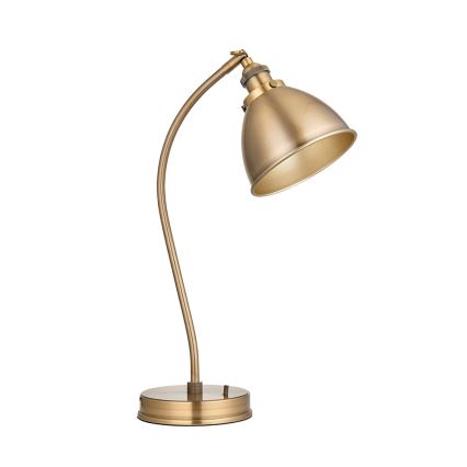 Endon 98747 - Galda lampa FRANKLIN 1xE14/7W/230V misiņš