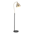 Endon 98748 - Grīdas lampa FRANKLIN 1xE27/10W/230V misiņš/melna