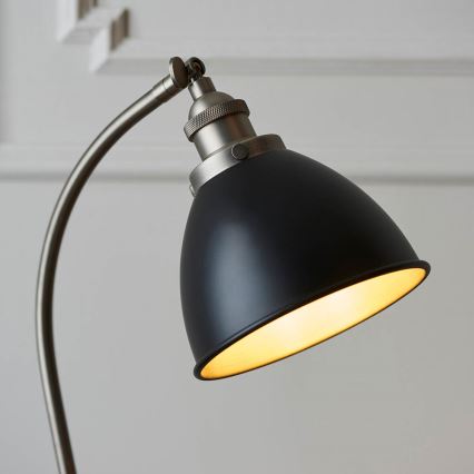 Endon 98752 - Galda lampa FRANKLIN 1xE14/7W/230V matēts hroms/antracīts