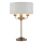 Endon 98932 - Galda lampa HIGHCLERE 3xE14/18W/230V balta/misiņkrāsa Ø 32 cm