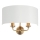 Endon 98937 - Sienas lampa HIGHCLERE 2xE14/40W/230V balta/misiņš
