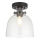 Endon 99106 - Griestu lampa URBAN 1xE27/10W/230V melna/caurspīdīga