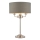 Endon 99149 - Galda lampa HIGHCLERE 3xE14/18W/230V pelēka/spīdīgi hromēts