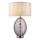 Endon 99581 - Regulējama galda lampa ERIN 1xE27/10W/230V krēmkrāsa/matēts hroms/dūmaina melna