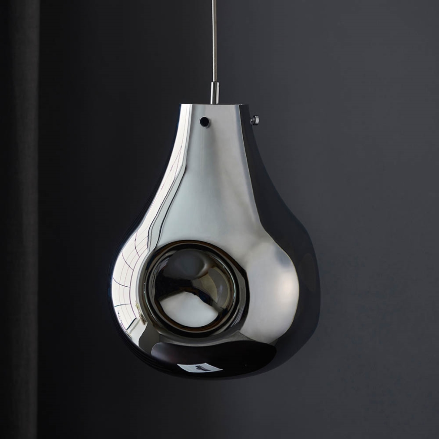 Endon 99788 - EUROPA pakaramā lampa uz kabeļa 1xE27/10W/230V, dūmaina melna