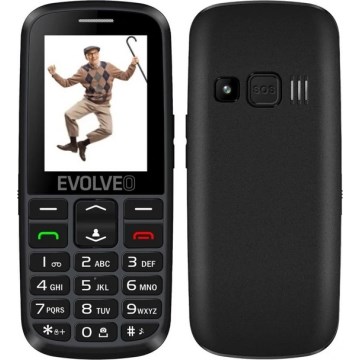 Evolveo - EasyPhone EG, 4G mobilais tālrunis senioriem, melns