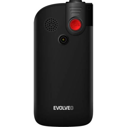 Evolveo - EasyPhone FL, mobilais tālrunis senioriem, melns