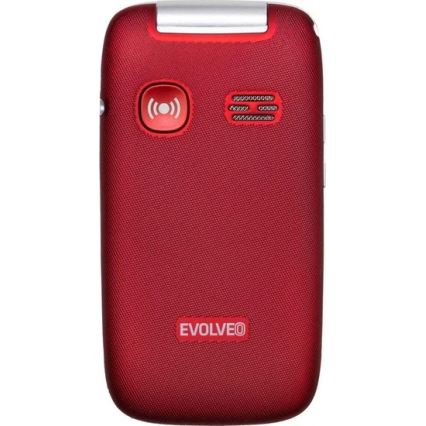 Evolveo - EasyPhone FS, klapveida mobilais tālrunis 2.8 sarkans