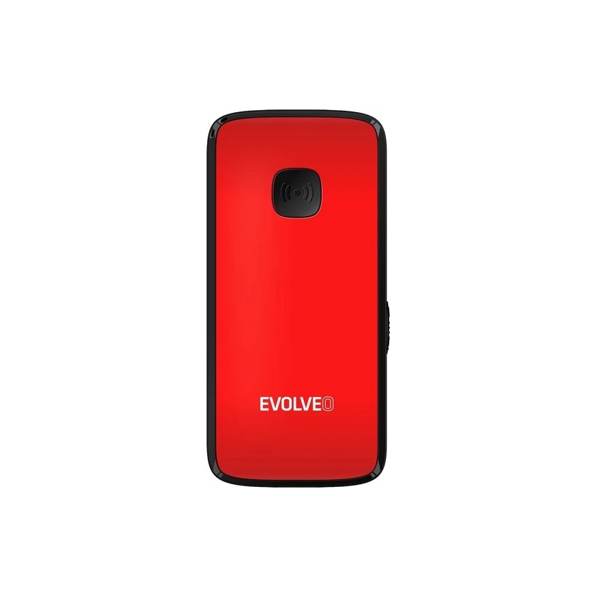Evolveo - EasyPhone ID sarkans mobilais tālrunis senioriem