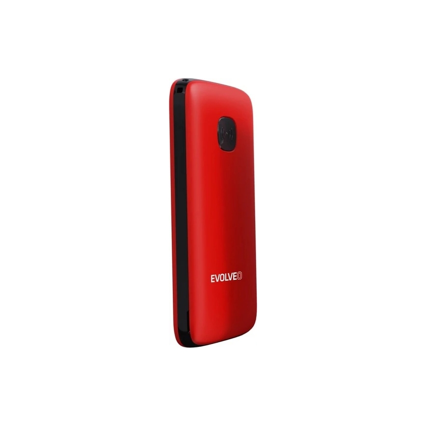 Evolveo - EasyPhone ID sarkans mobilais tālrunis senioriem