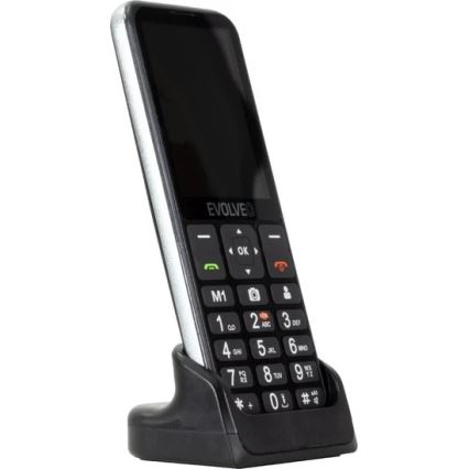 Evolveo - EasyPhone LT, 4G mobilais tālrunis senioriem, melns