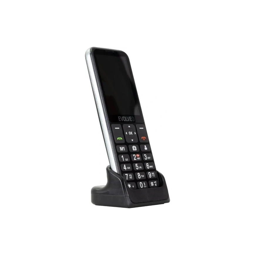 Evolveo - EasyPhone LT, 4G mobilais tālrunis senioriem, melns