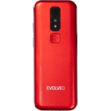 Evolveo - EasyPhone LT, 4G mobilais tālrunis senioriem, sarkans