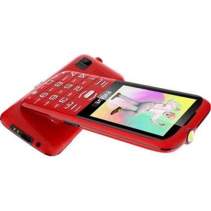 Evolveo - EasyPhone XO mobilais tālrunis senioriem, sarkans