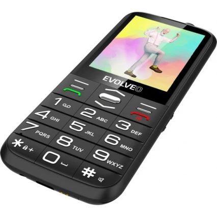 Evolveo - EasyPhone XO mobilais telefons senioriem melns