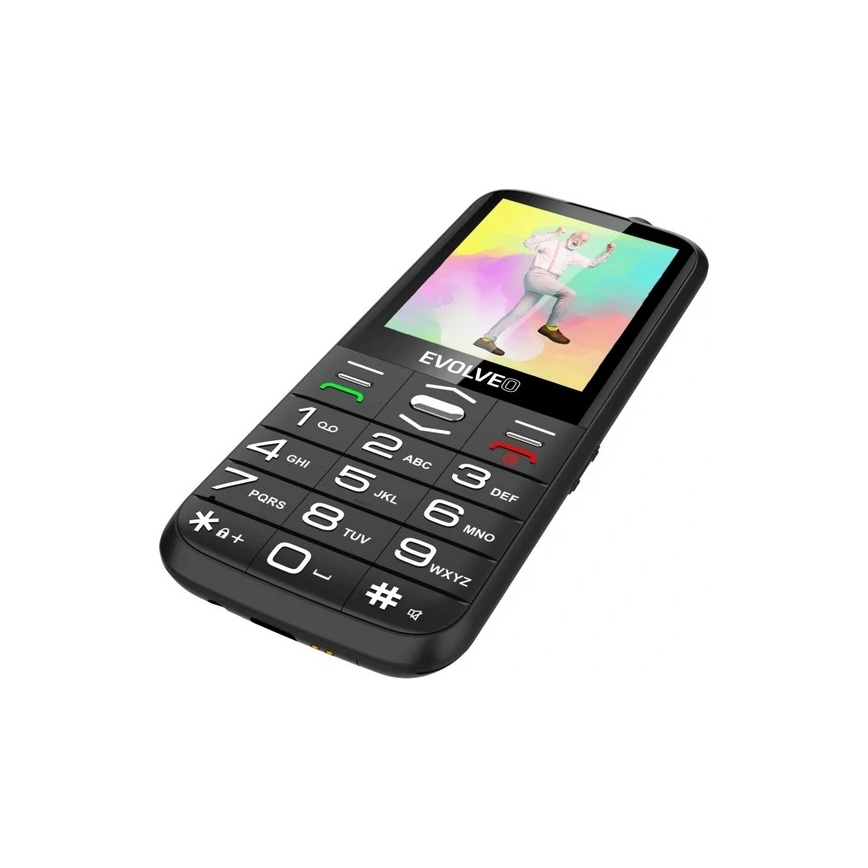 Evolveo - EasyPhone XO mobilais telefons senioriem melns