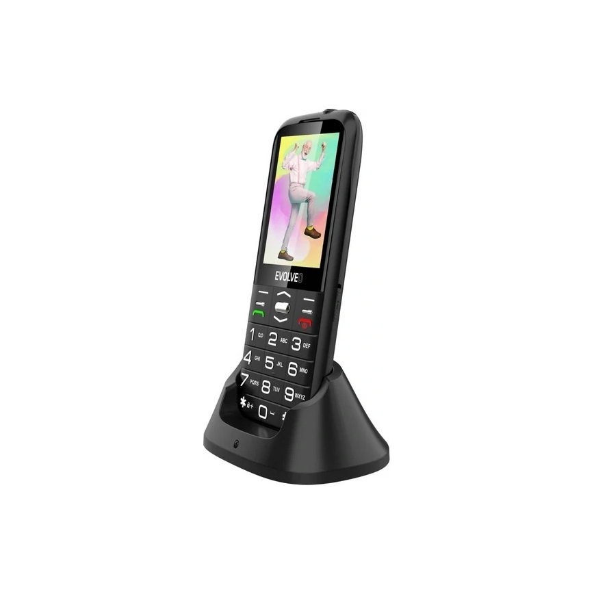 Evolveo - EasyPhone XO mobilais telefons senioriem melns