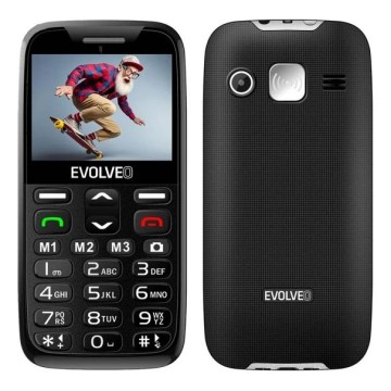 Evolveo - EasyPhone XR 2G mobilais tālrunis senioriem, melns