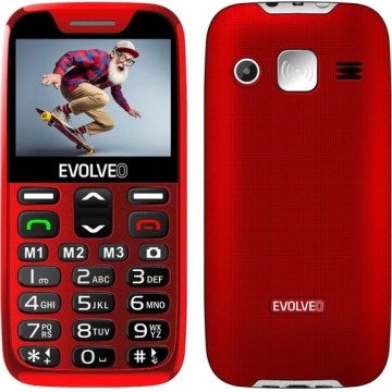 Evolveo - EasyPhone XR, 4G mobilais tālrunis senioriem, sarkans