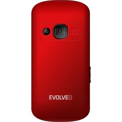 Evolveo - EasyPhone XS, mobilais tālrunis senioriem, sarkans
