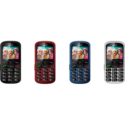 Evolveo - EasyPhone XS, mobilais tālrunis senioriem, sarkans