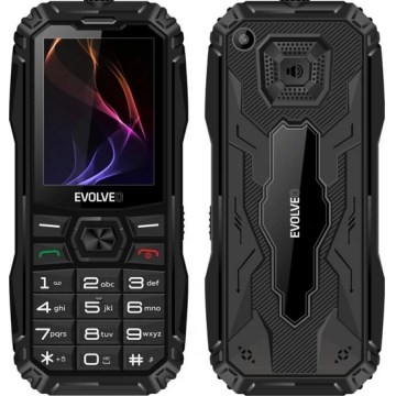 Evolveo - MaxPhone A1, Dual SIM tālrunis ar pogām, melns