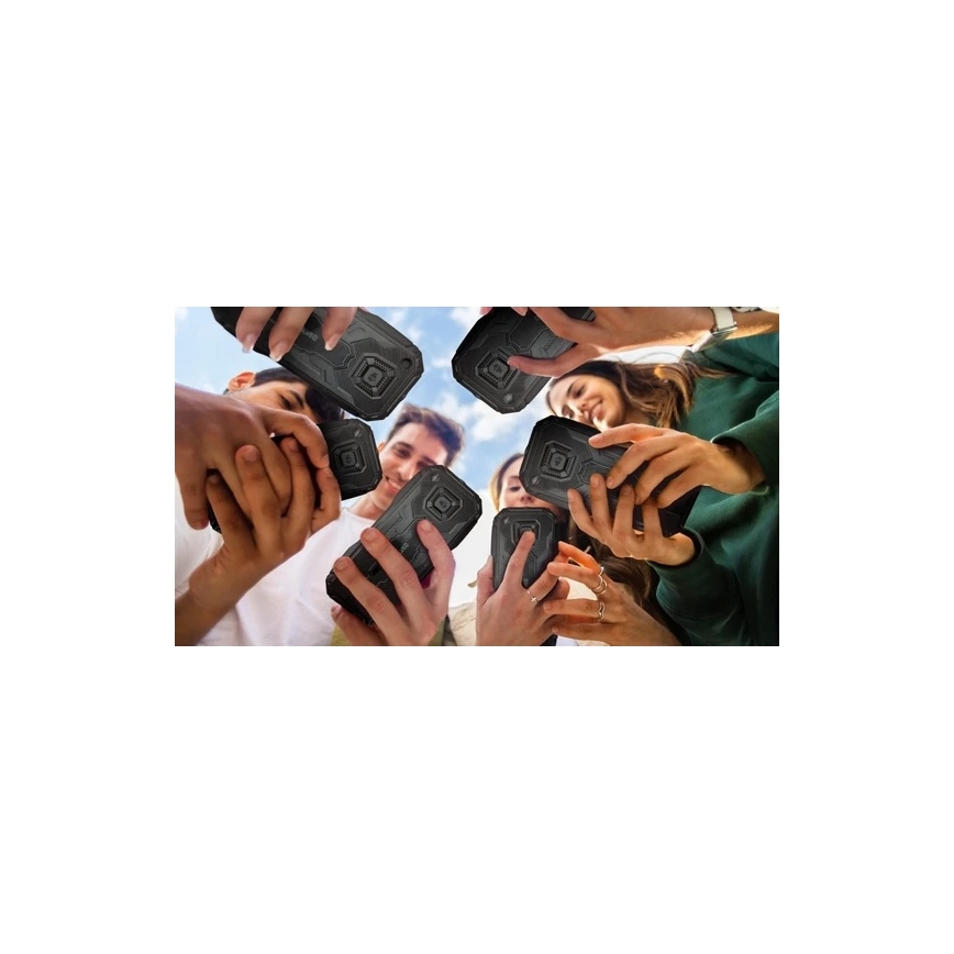 Evolveo - MaxPhone A1, Dual SIM taustiņu tālrunis, melns