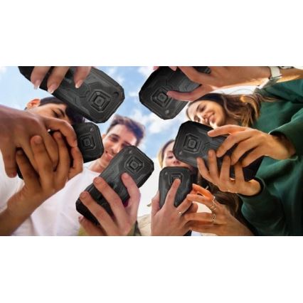 Evolveo - MaxPhone A1 taustiņtālrunis ar divām SIM kartēm, melns