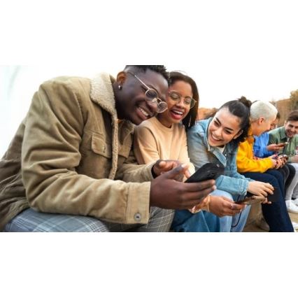 Evolveo - MaxPhone A1, taustiņu tālrunis ar Dual SIM, melns