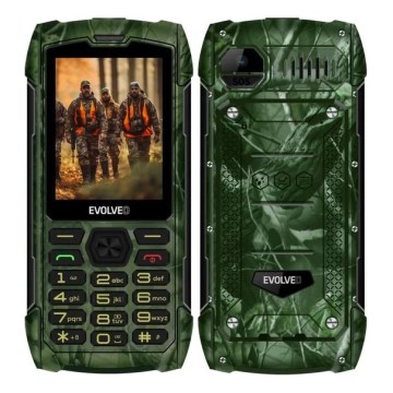 Evolveo - StrongPhone H1 ūdensizturīgs divu SIM karšu tālrunis medību kamuflāža