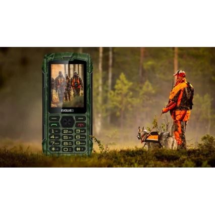 Evolveo - StrongPhone H1 ūdensizturīgs Dual SIM medību kamuflāžas tālrunis
