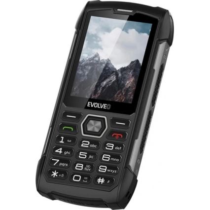 Evolveo - StrongPhone H1, ūdensizturīgs Dual SIM tālrunis, melns - pelēks