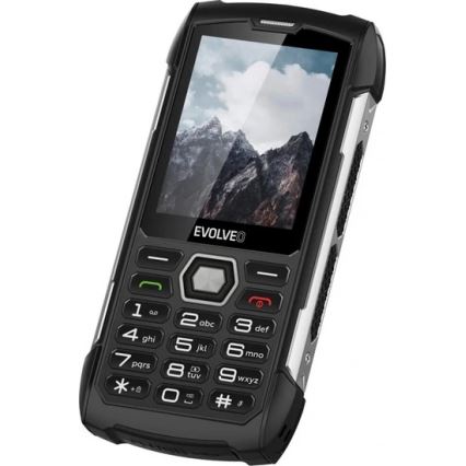 Evolveo - StrongPhone H1, ūdensizturīgs Dual SIM tālrunis melns/sudrabs