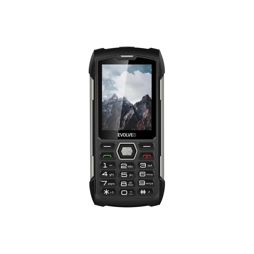 Evolveo - StrongPhone H1 ūdensizturīgs Dual SIM telefons melns/sudrabs
