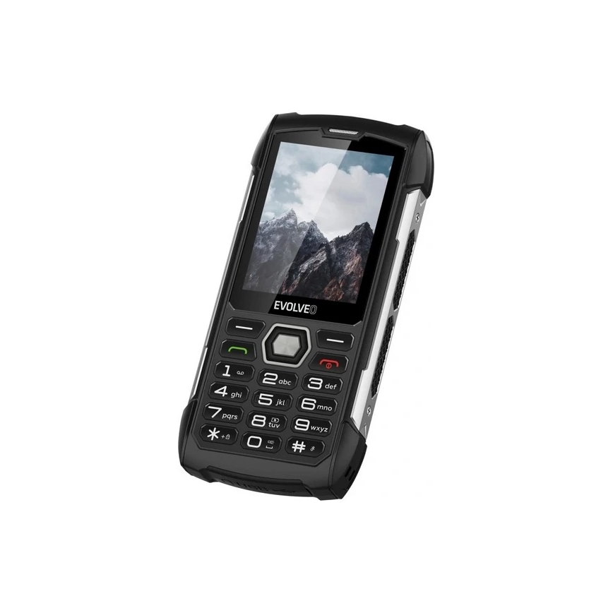 Evolveo - StrongPhone H1 ūdensizturīgs Dual SIM telefons melns/sudrabs