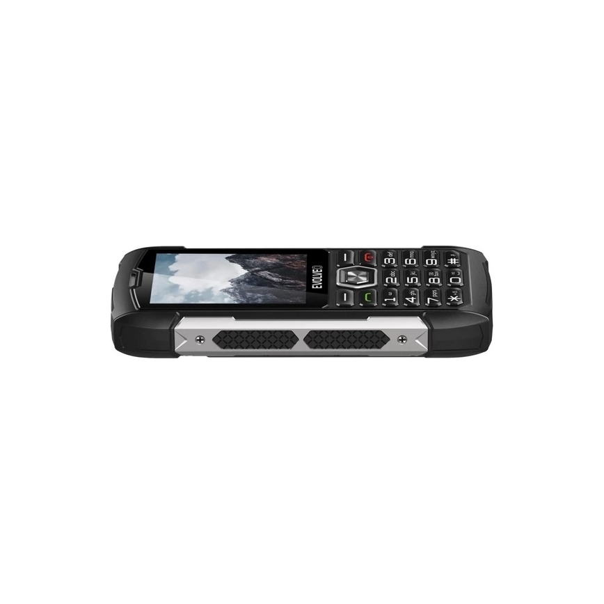 Evolveo - StrongPhone H1 ūdensizturīgs Dual SIM telefons melns/sudrabs