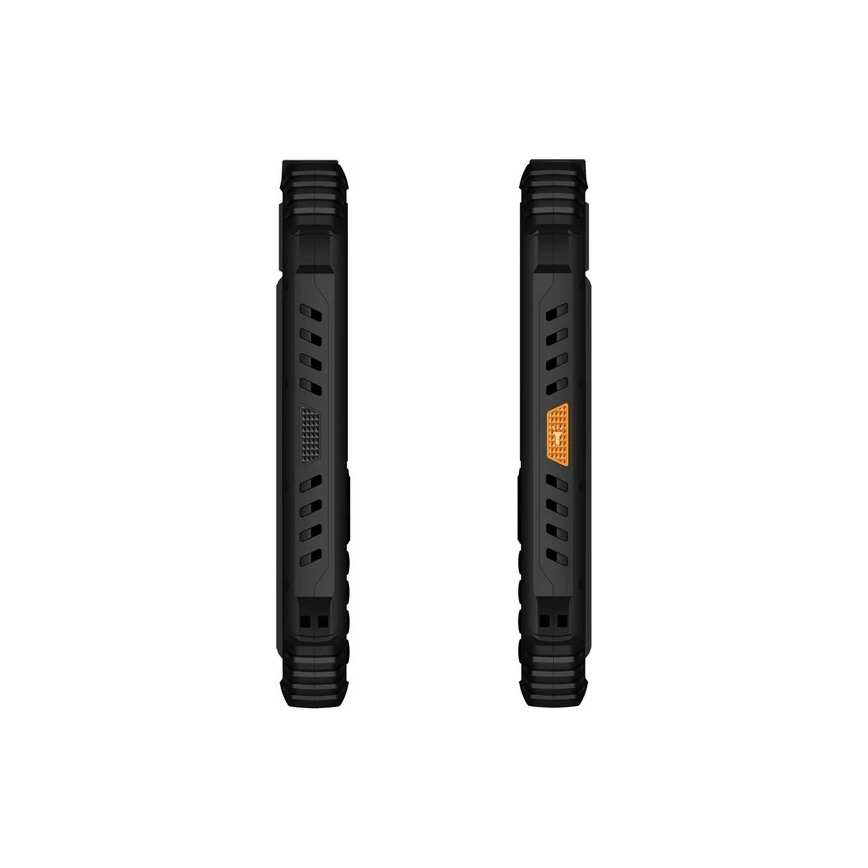 Evolveo-StrongPhone Q1, ūdensizturīgs Dual SIM tālrunis, melns-oranžs