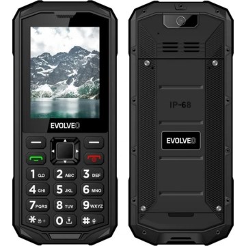 Evolveo - StrongPhone X5, ūdensizturīgs Dual SIM tālrunis, melni-pelēks
