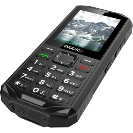 Evolveo - StrongPhone X5, ūdensizturīgs Dual SIM tālrunis, melns-pelēks