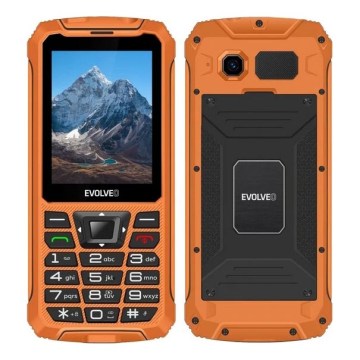 Evolveo - StrongPhone Z6 ūdensizturīgs divu SIM karšu telefons, oranžs