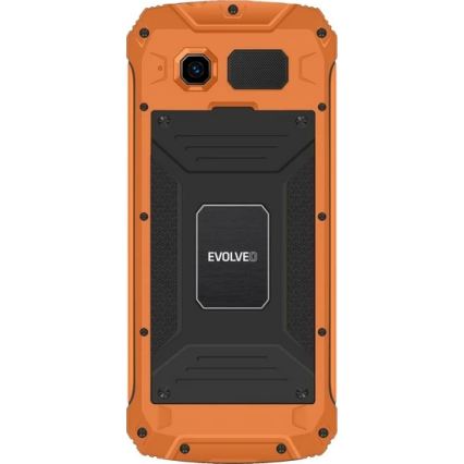 Evolveo - StrongPhone Z6 ūdensizturīgs divu SIM karšu telefons, oranžs