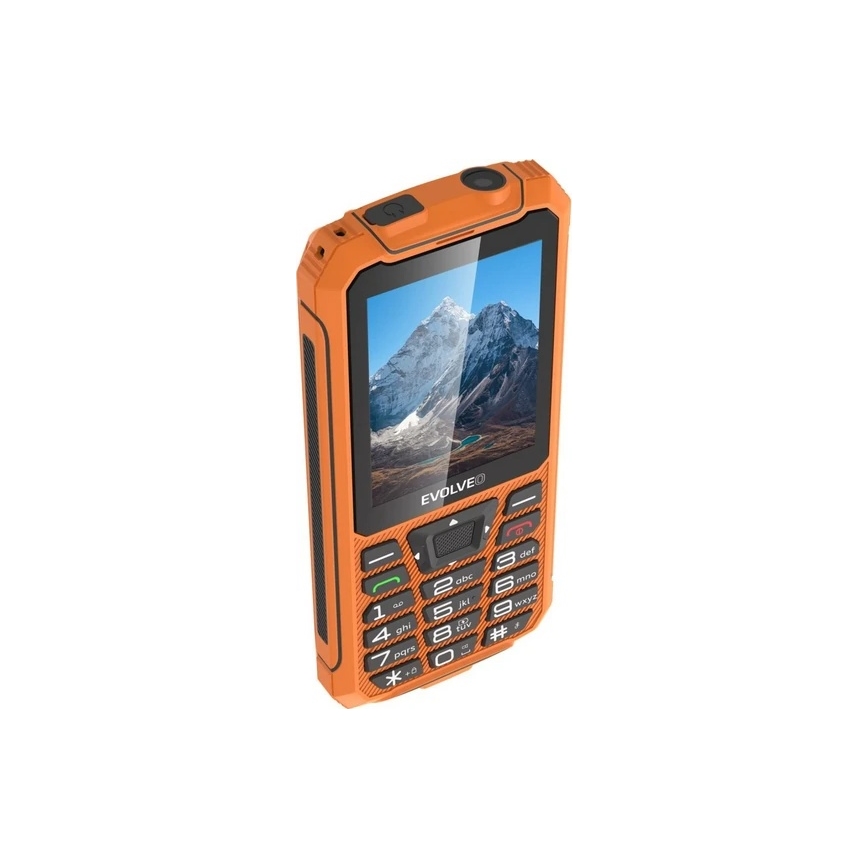 Evolveo - StrongPhone Z6 ūdensizturīgs divu SIM karšu telefons, oranžs