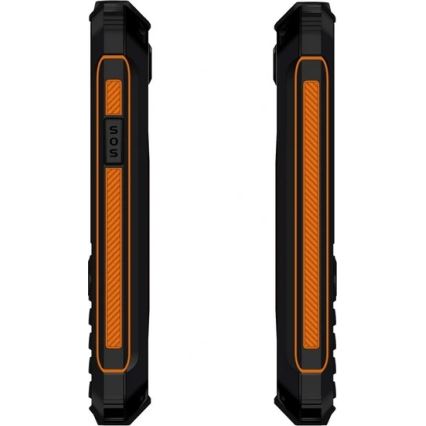 Evolveo - StrongPhone Z6, ūdensizturīgs Dual SIM telefons, melni-oranžs